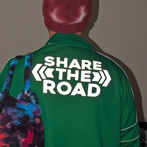 "Share The Road" Iron on reflective vinyl sheet