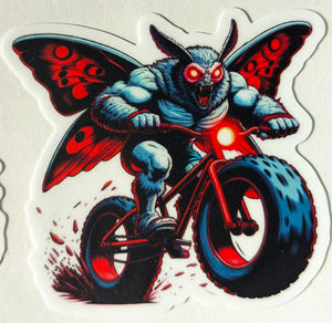 Moth Man Color Sticker