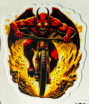Devil Rider Color Sticker