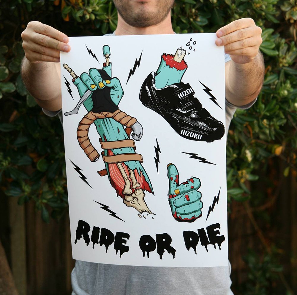 Ride Or Die 13 x 19 Poster Print