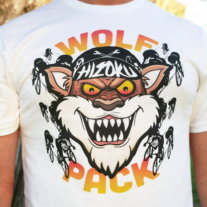 "WOLF PACK" LIMITED EDITION Color Print White T