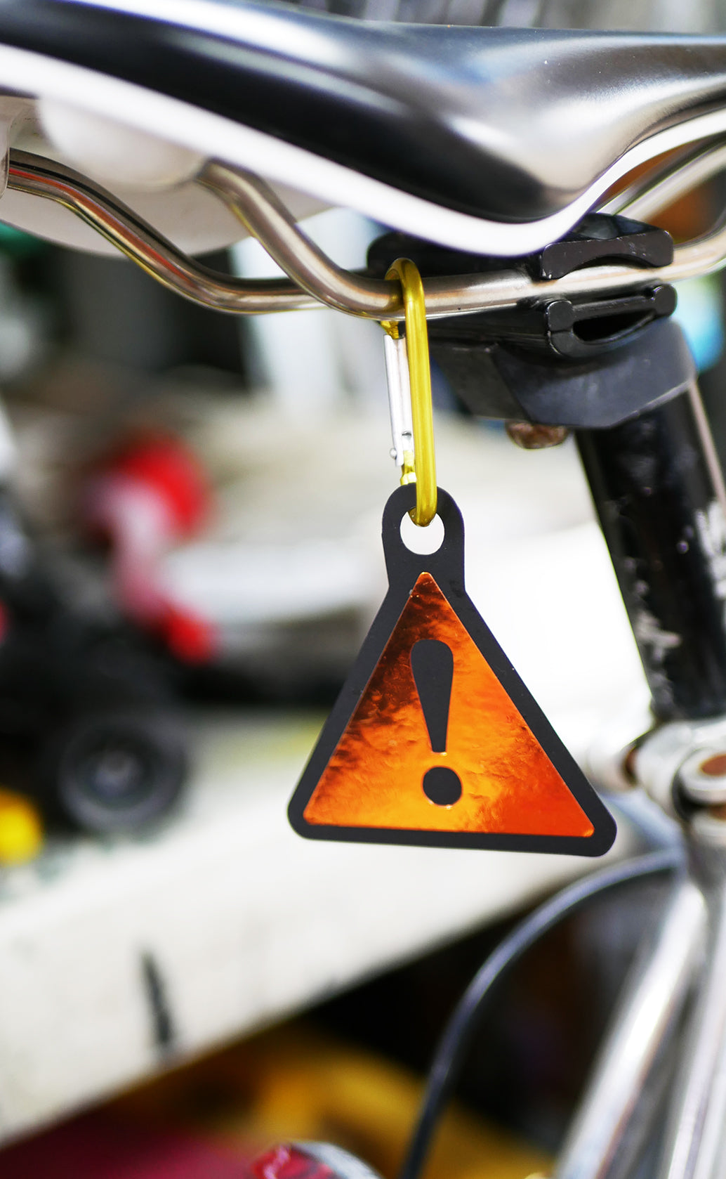 "Caution" Safety Bike Reflector
