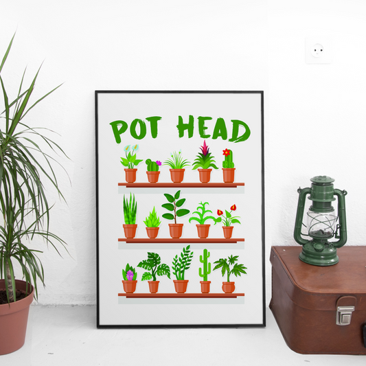 Pot Head 13 x 19 Poster Print