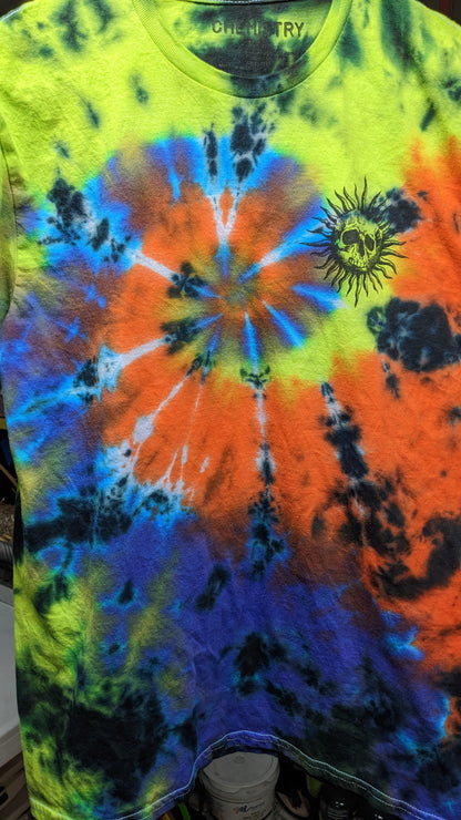 Limited Edition "Sun Skull" Graphic Tie-Dye T