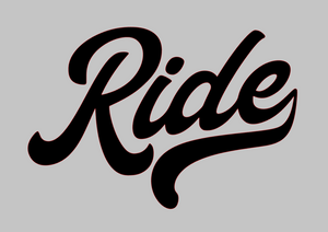 Limited Edition "Ride" Vinyl Decal