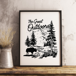 The Great Outdoors 13 x 19 Poster Print