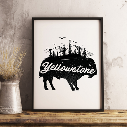 Yellowstone 13 x 19 Poster Print