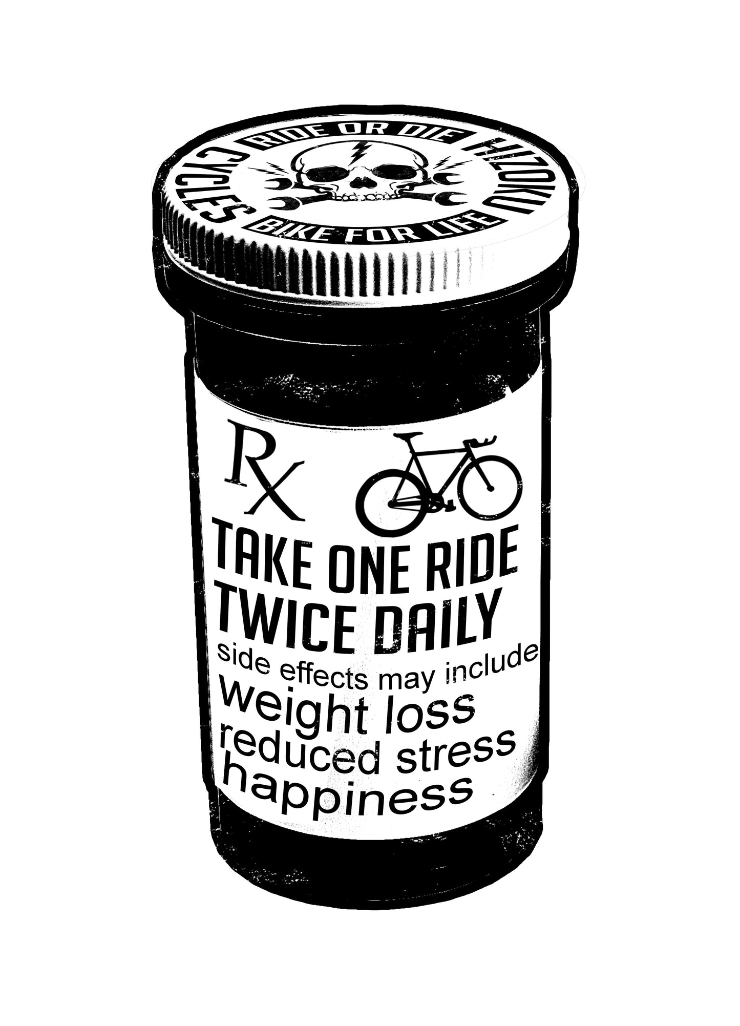 Bike Medicine 13 x 19 Poster Print