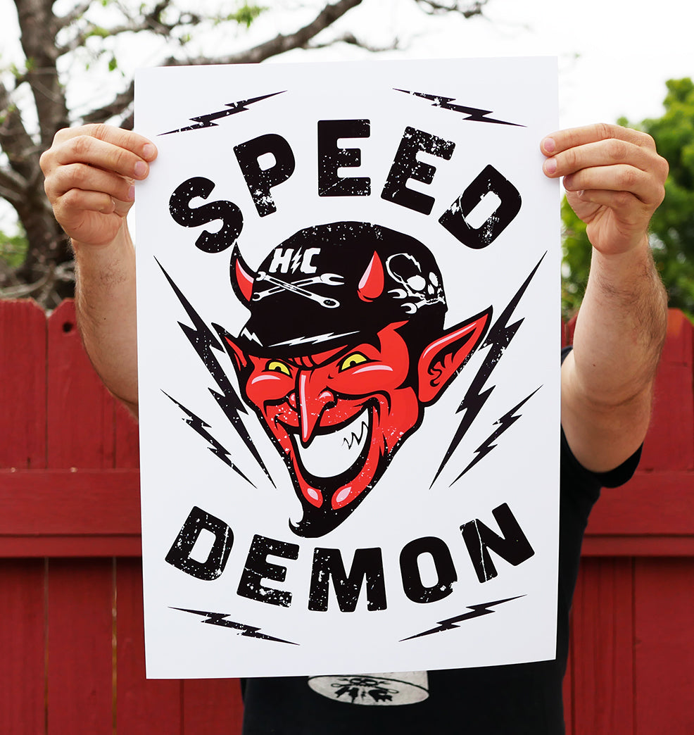 Speed Demon 13 x 19 Poster Print