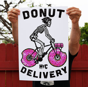 Donut Delivery 13 x 19 Poster Print