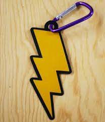 "Lightning Bolt" Bike Safety Reflector