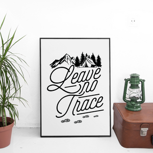 Leave No Trace 13 x 19 Poster Print