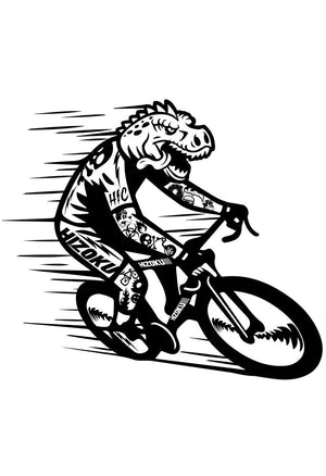 Limited Edition "T-Rex Cyclist" 13 x 19 Poster Print